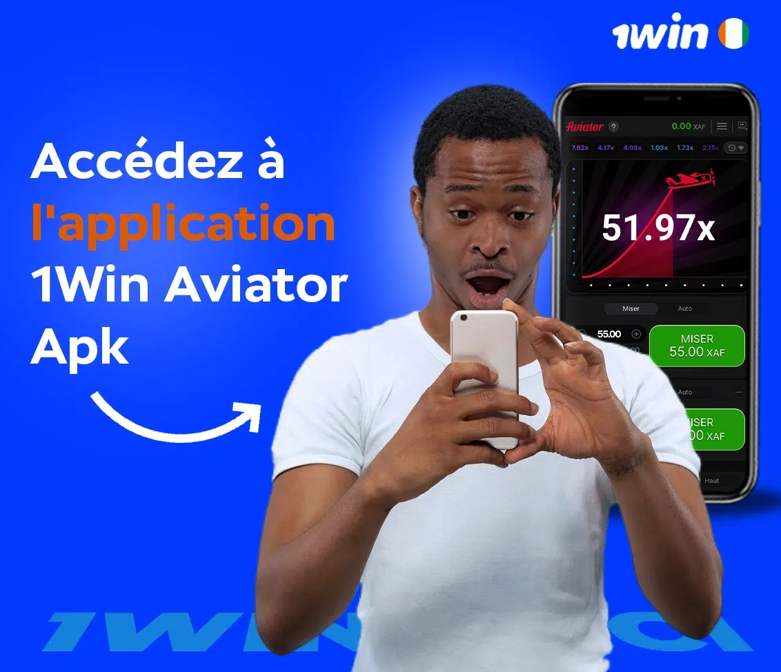 Accédez à l'application 1Win Aviator Apk