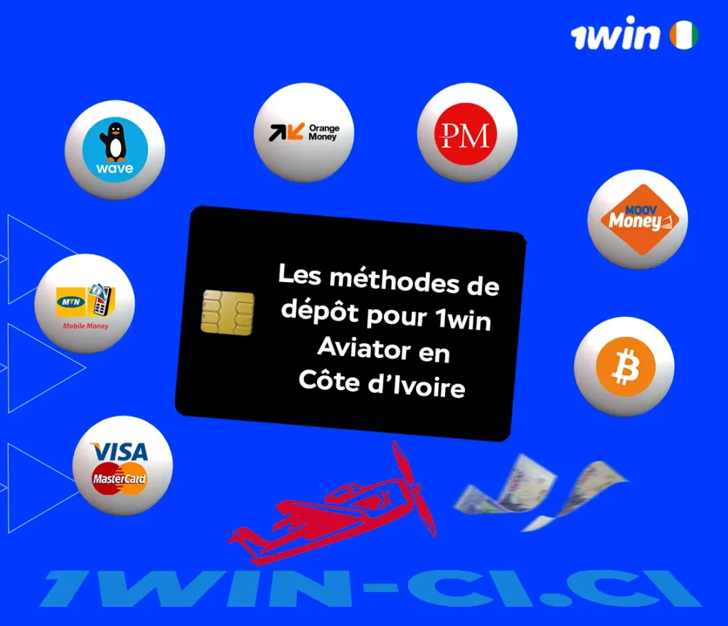 Les méthodes de dépôt pour 1win Aviator en Côte d’Ivoire