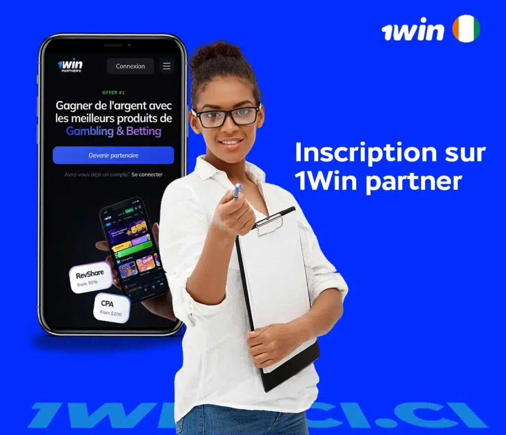 Inscription sur 1Win partner