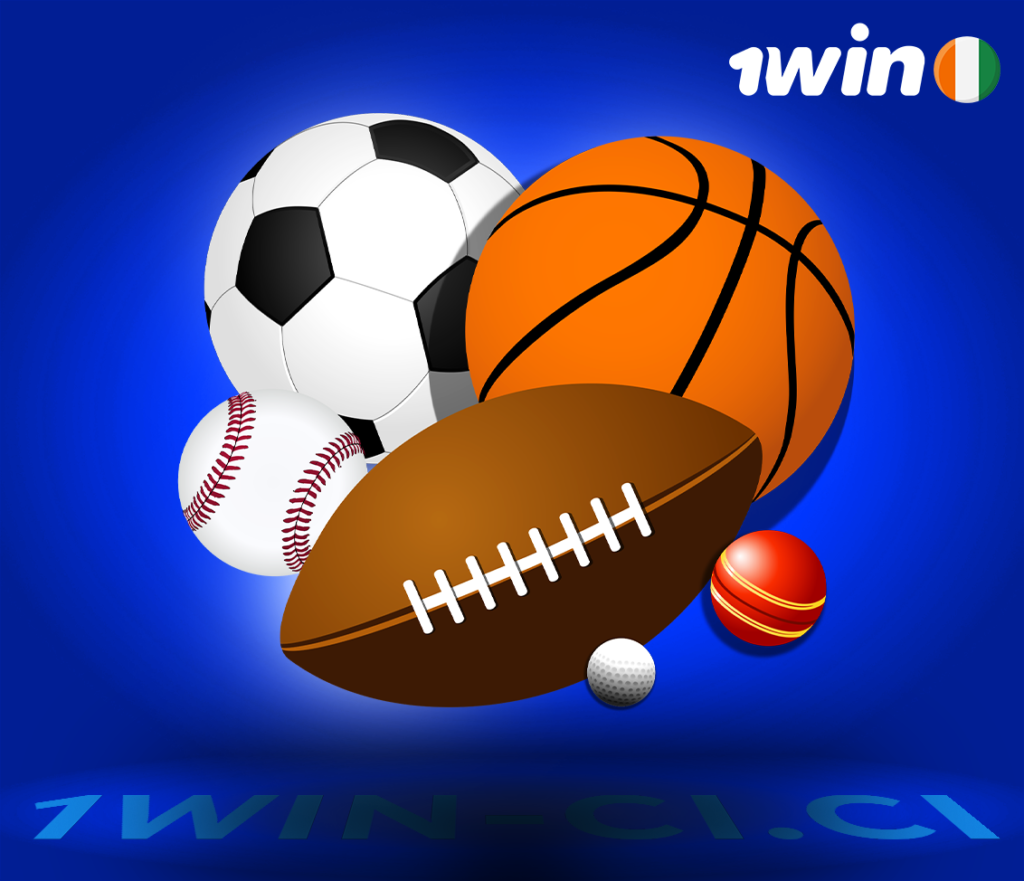 Les types de sports présents sur 1win APK