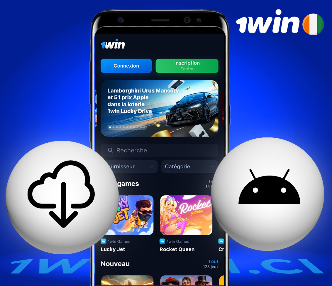 Comment télécharger 1win CI apk sur Android ?